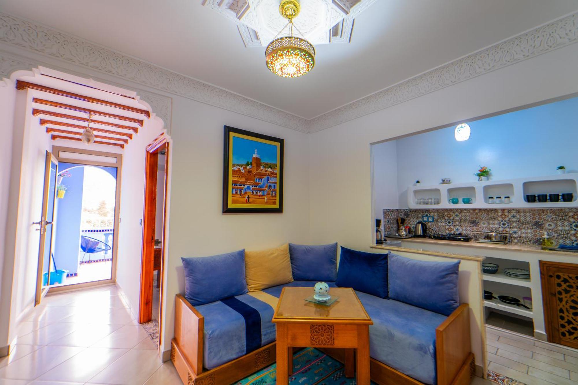 Dar Jinane Apartment Чефчауен Екстериор снимка