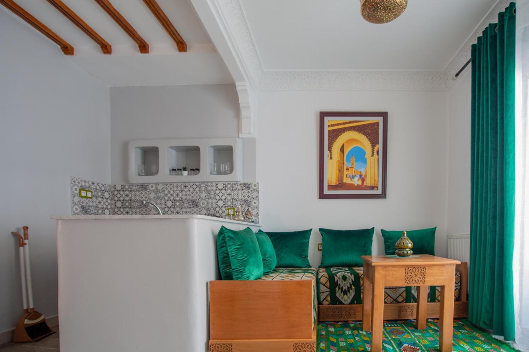 Dar Jinane Apartment Чефчауен Екстериор снимка